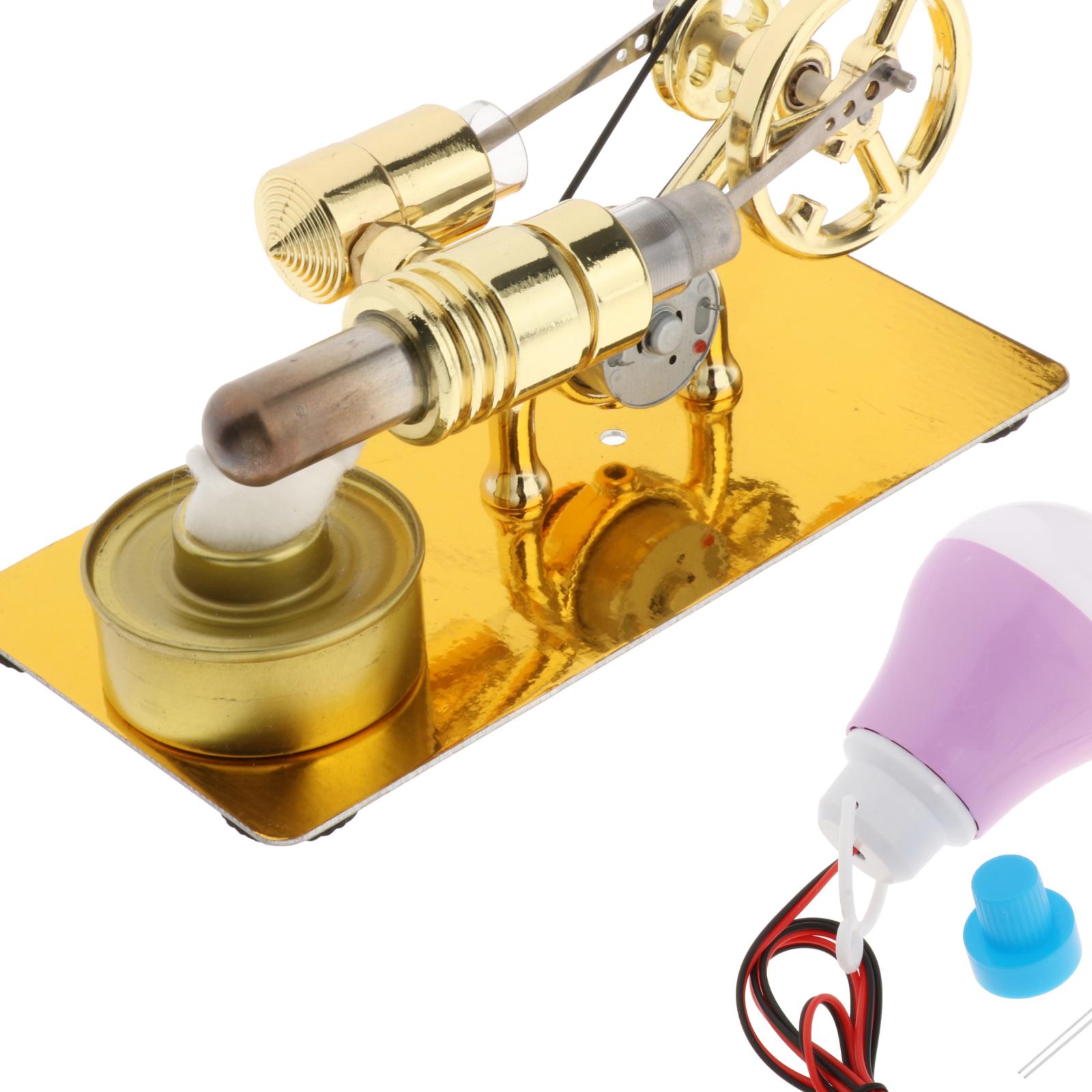 Stirlingmotor Sterling Engine Kit Sterling Motor Pedagogical Toy Birthday Gift Children and Technology Lovers