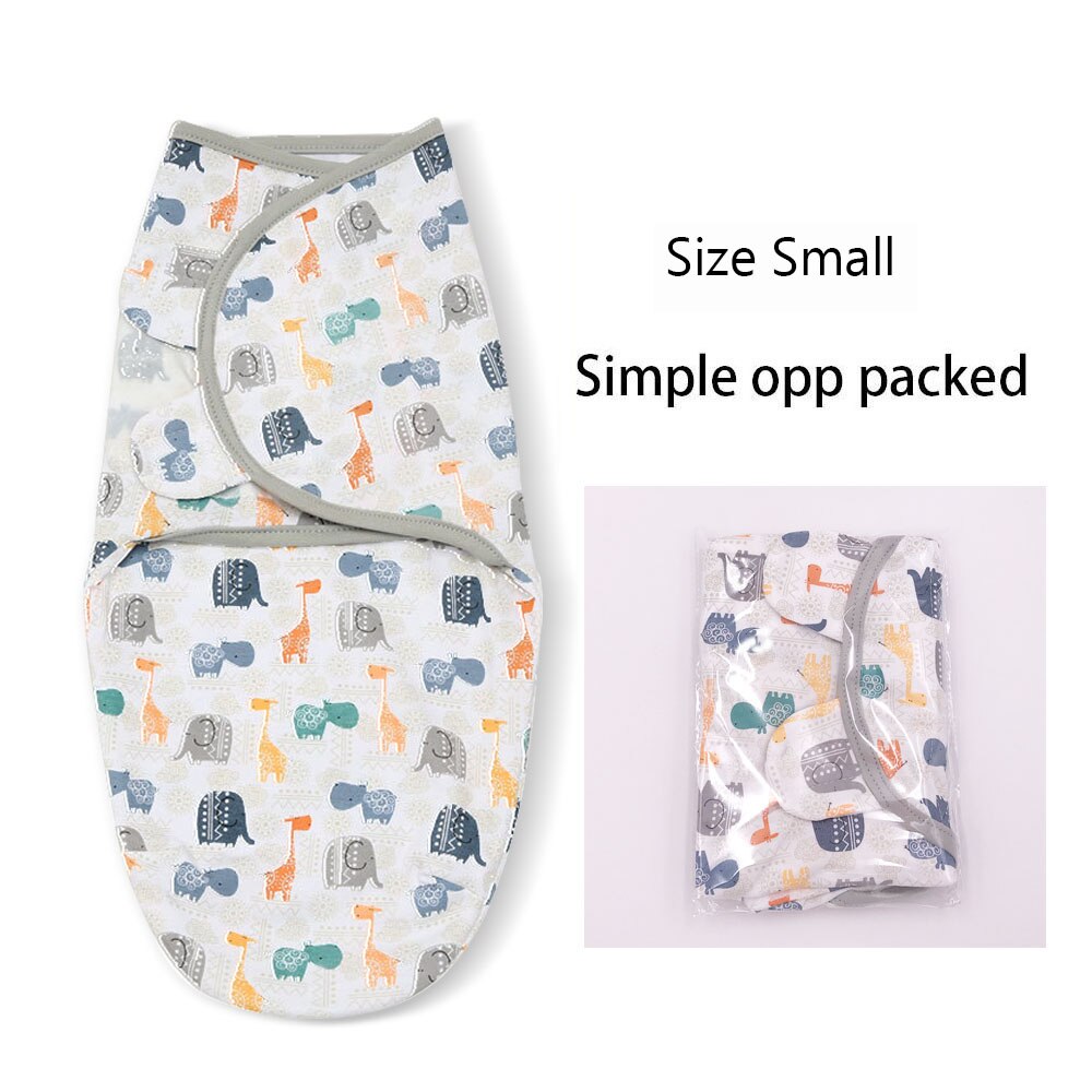 Baby Swaddle Blanket Wrap Newborn Baby Swaddle 100% Cotton Soft Infant Newborn Baby Products Blanket &amp; Swaddling Sleepsack: Hippo small