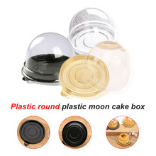 50 Stuks Plastic Cupcake Verpakking Cake Dome Containers Wedding Party Favor Dozen Supplies