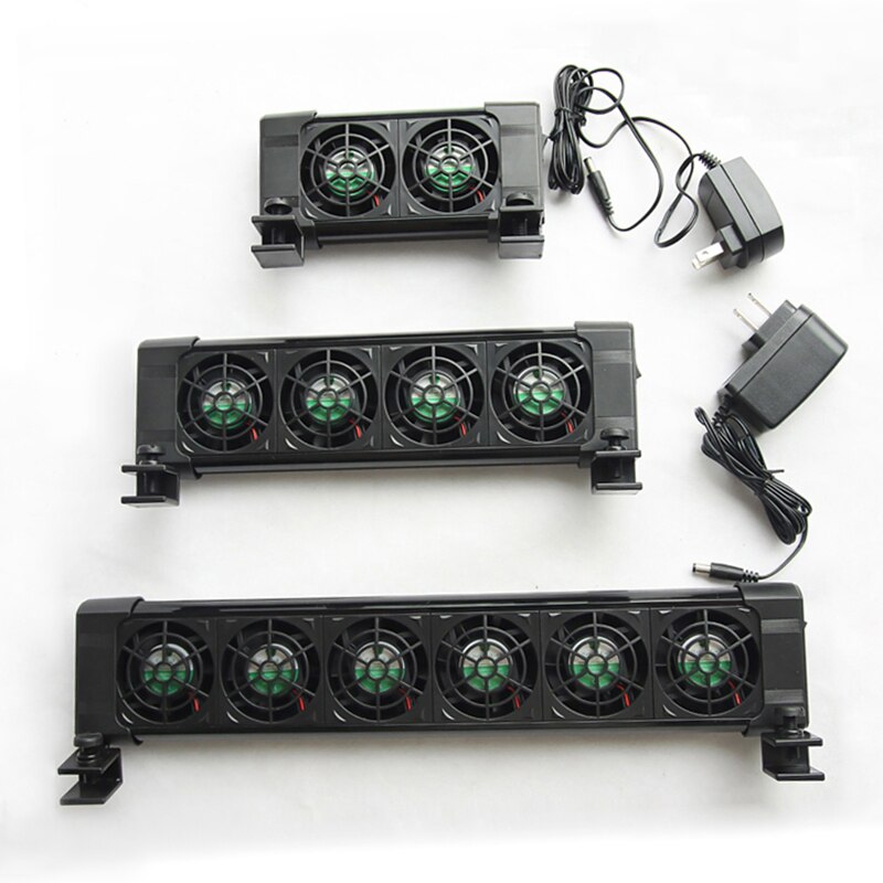 BOYU Aquarium Fan Cooling Fan Aquarium Controller Temperature Control 4w 5w 6w 8w 9w DC 12V 220V Aquarium Fish Tank Accessories