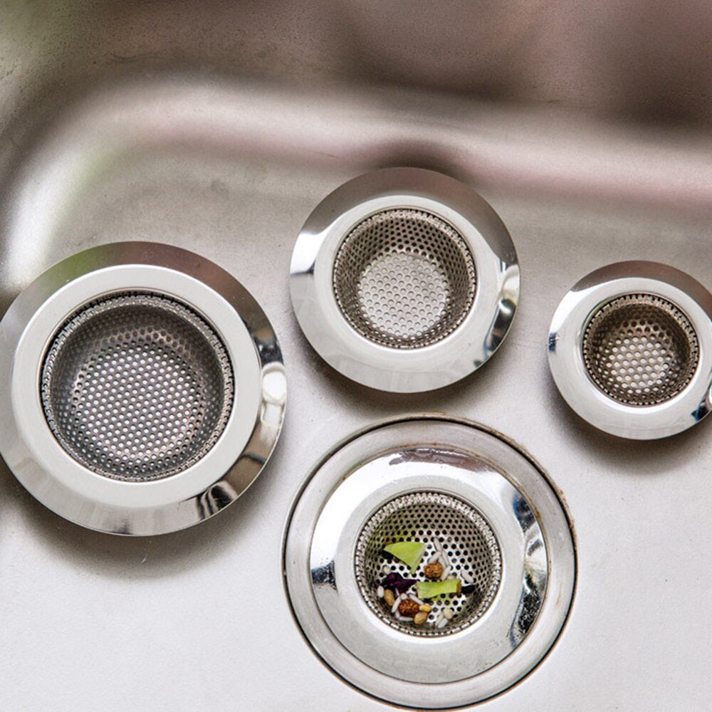 7/9/11cm Gootsteen Zeef Afvoer Gat Filter Val Spoelbak Zeef Badkamer Wastafel keuken Rvs accessoires