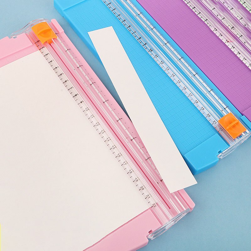 A4 Grote Plastic Cutter Kleine Draagbare Foto Snijder Kantoor Sliding Cutter Desktop Guillotine Cutter Druk Cutter Hoofd Cutter