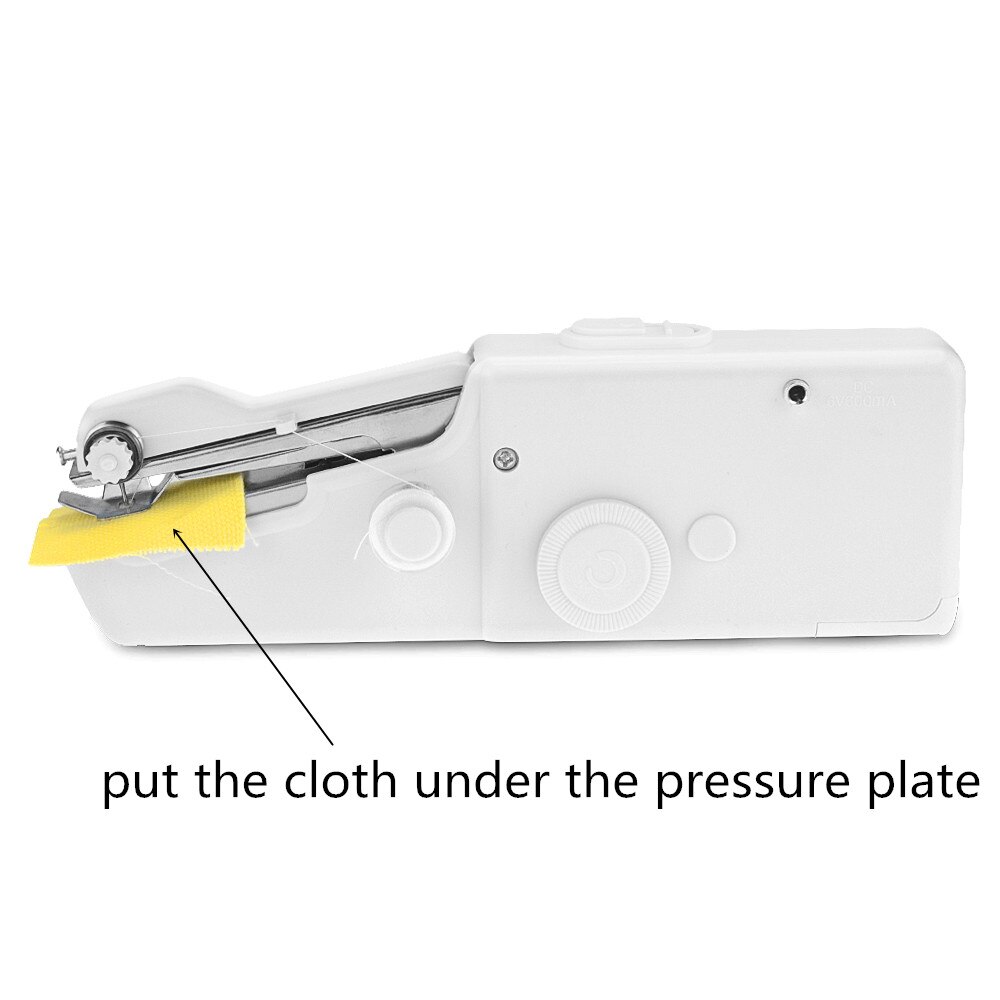 1PCS Mini Portable Handheld sewing machines Stitch Sew needlework Cordless Clothes Fabrics Sewing Machine Stitch Set