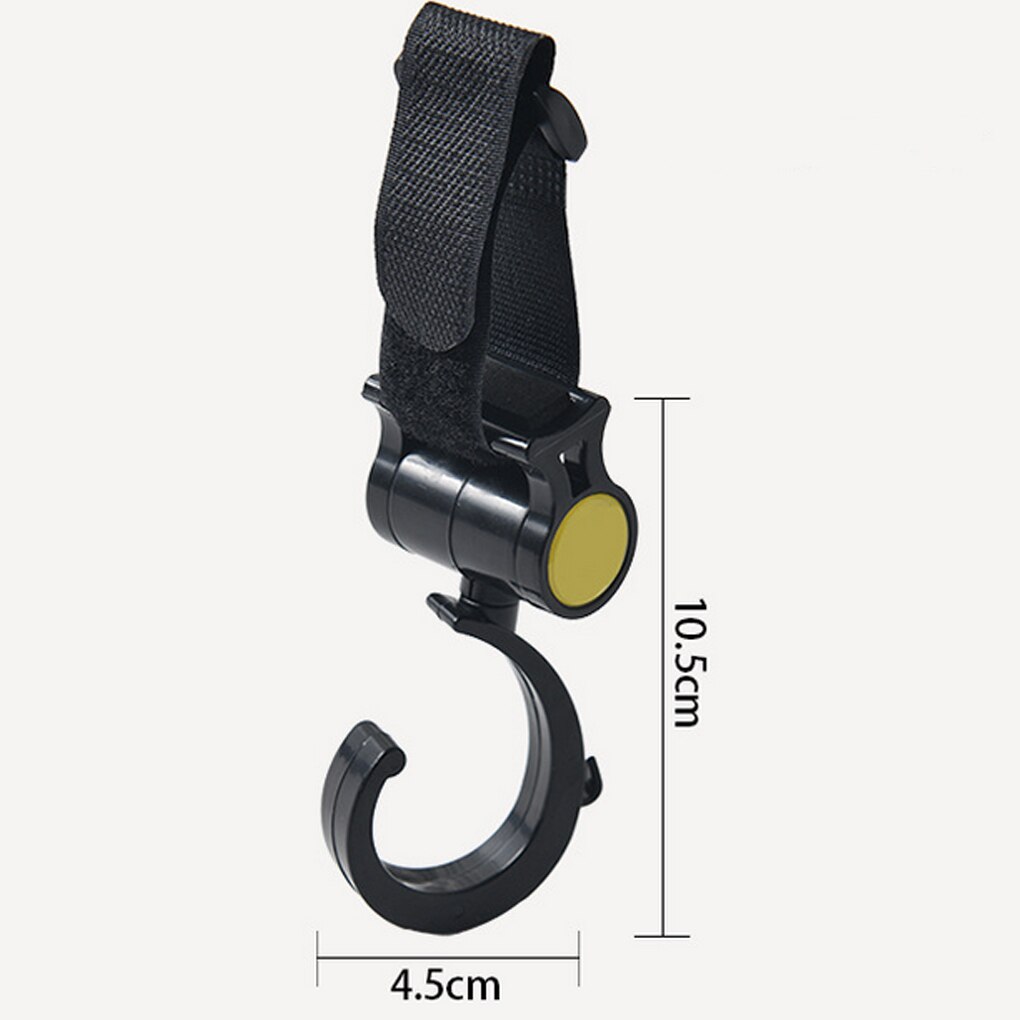 Colgador para bolsa de bebé, ganchos para cochecito de bebé, gira 360 grados, accesorios de gancho para carrito