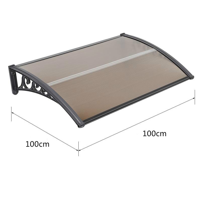 6 Maten Voor Achter Deur Venster Luifel Patio Cover Luifel Deur Venster Luifel Tuinhuisjes Outdoor Deur Luifel Anti Uv Luifel hwc: 04