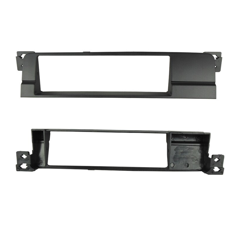 Hight One Din Car Fascias Radio CD DVD Stereo Panel Dash Mount Trim Kit Frame Surroud Plate Bezel For BMW 3 Series E46