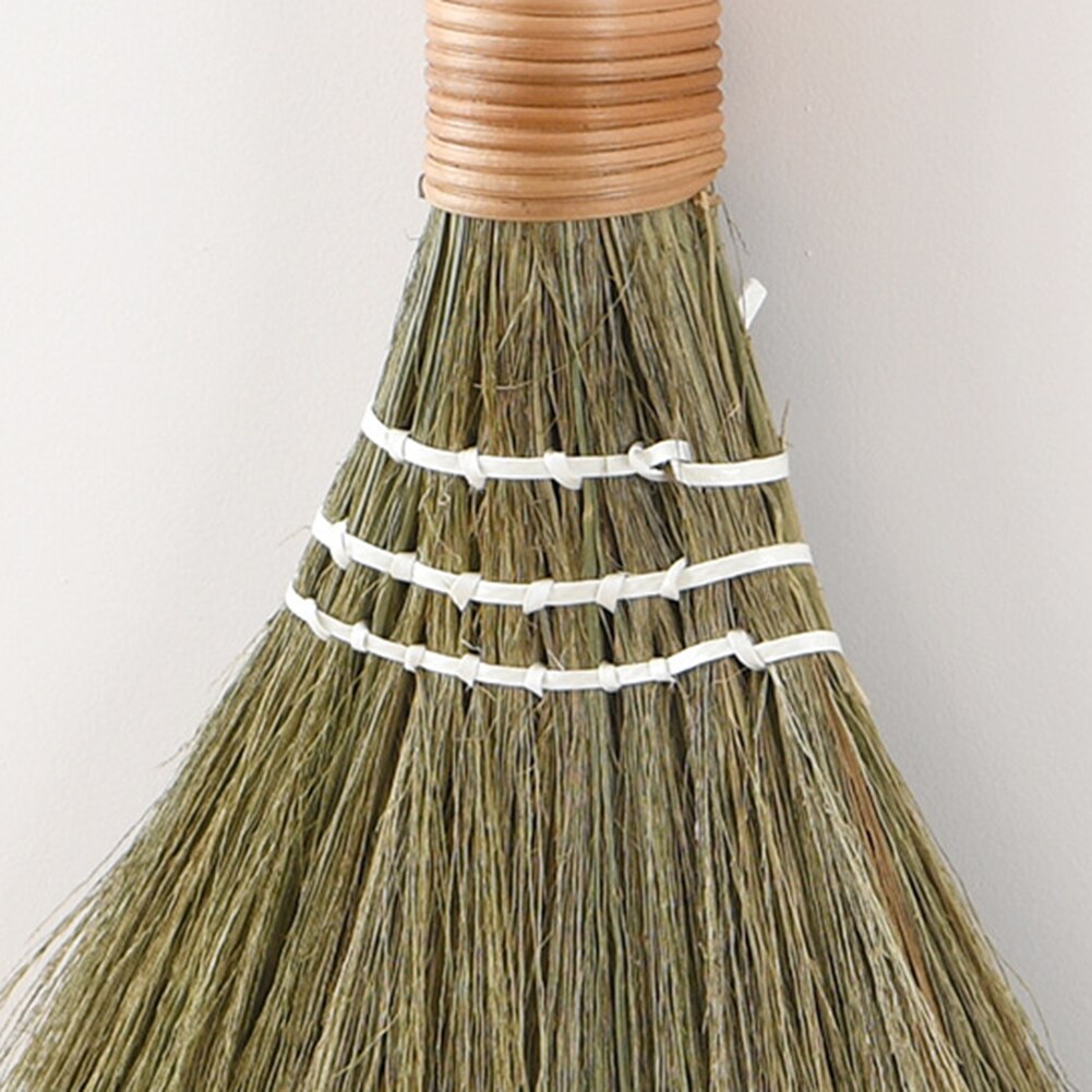 Cleaning Tools Home Manual Straw Broom Plant Fibres Straw Broom With Short Handle Soft Hair Straw Broom Cleaning Tools