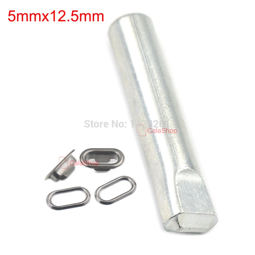 20 Pcs / Lot Brass Oval Eyelets Grommet With 1 PCS Tool Washer For Canvas Clothing Bags Purse Craft DIY Handwork