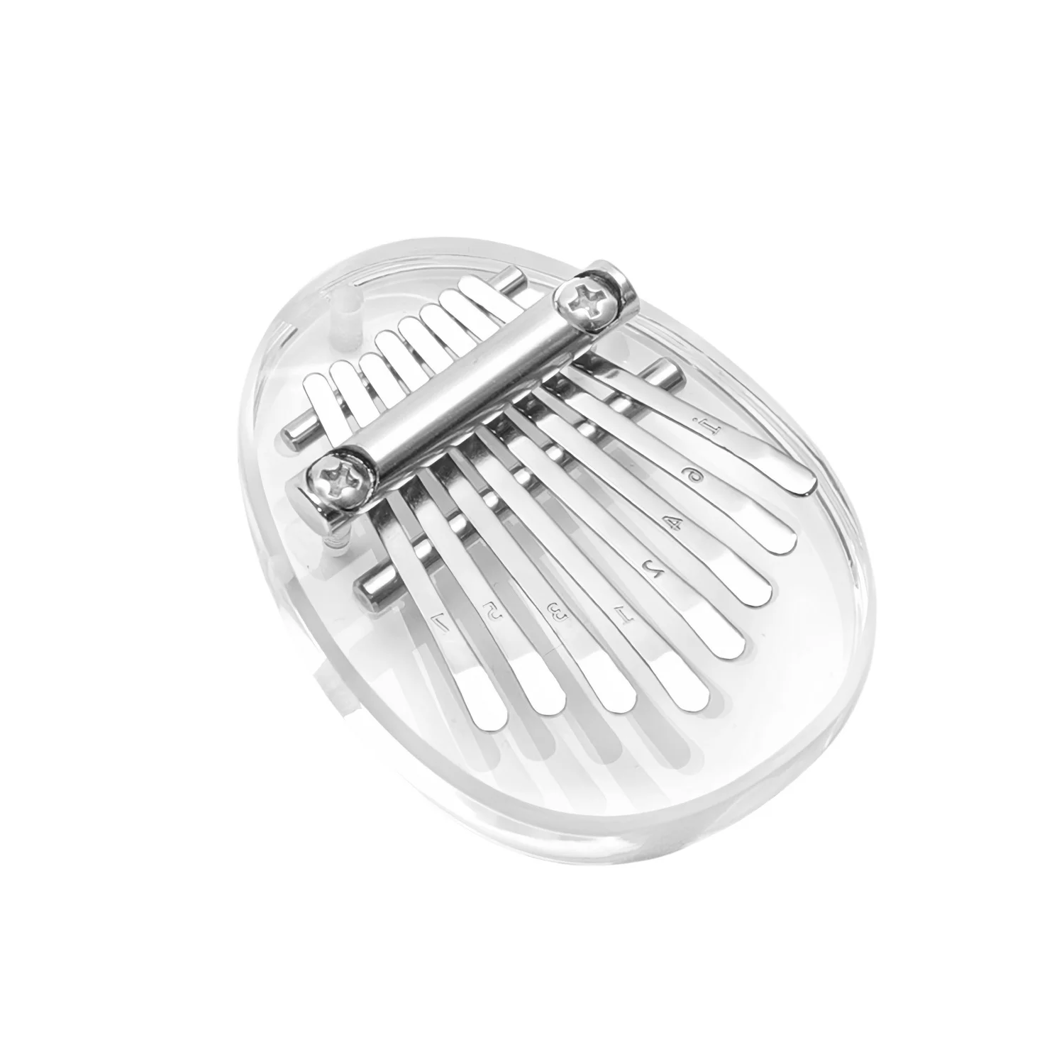 Kalimba de poche portable à 8 touches en métal, piano à pouces, jouets musicaux, réduction de la pression, intérieur du maire, pour enfants et adultes: Rouge