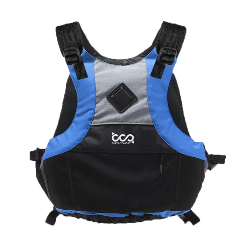 Kajak flytväst för vuxna nät dränering simning sups paddleboard sandstrand forsränning sparad fritid flytväst: L / xl / Himmelsblå