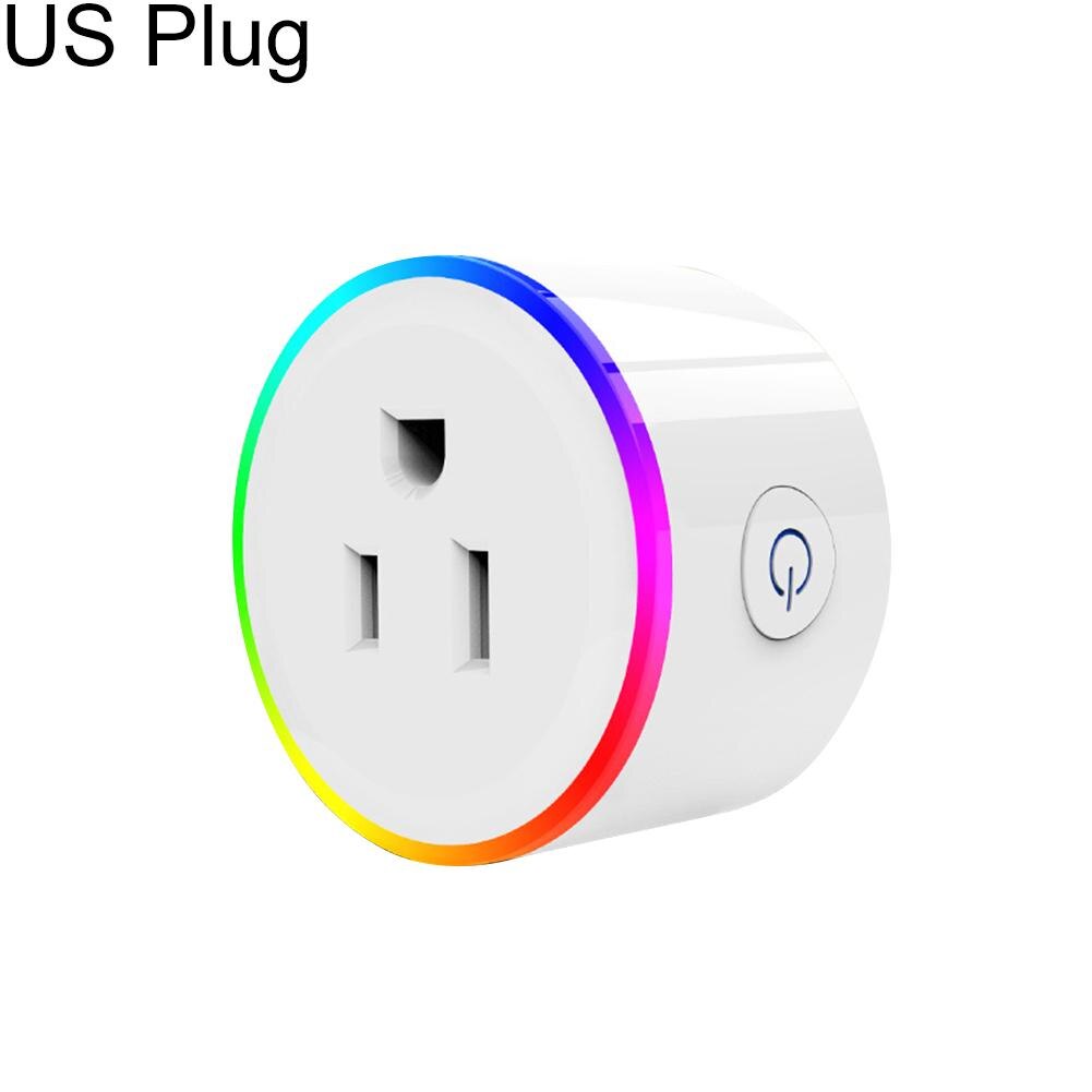 Smart Plug with Power Monitor wifi wireless Smart Socket Voice Control: US Plug