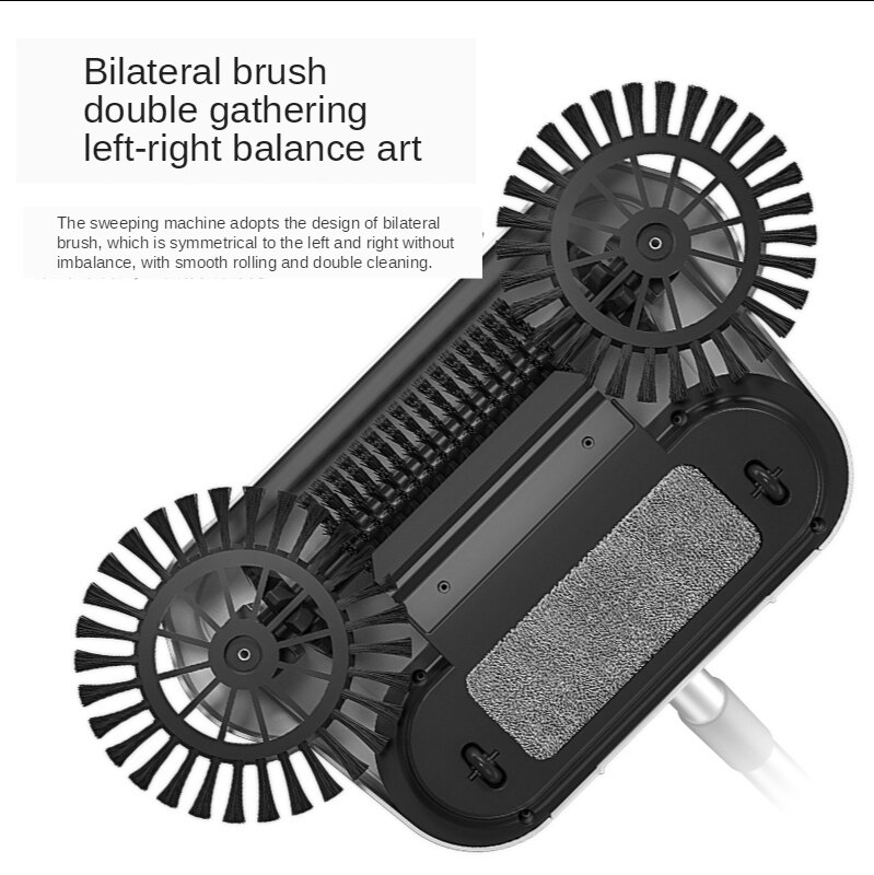 Hand-Push Lazy Sweeper Robot Vacuum Floor Sweeping Mopping Cleaning Broom Smart Carpet Machine Magic Household