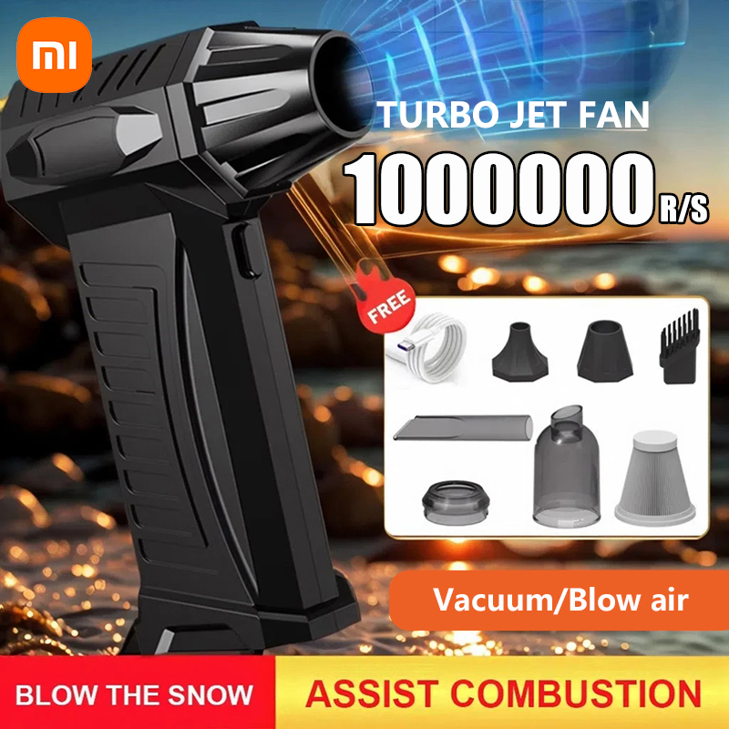 Xiaomi Super Violent Blower 800000RPM Brushless Turbo Jet Blower Dry 10000mAh Fast Charging Duct Fan Thrust PC Cleaning Tool