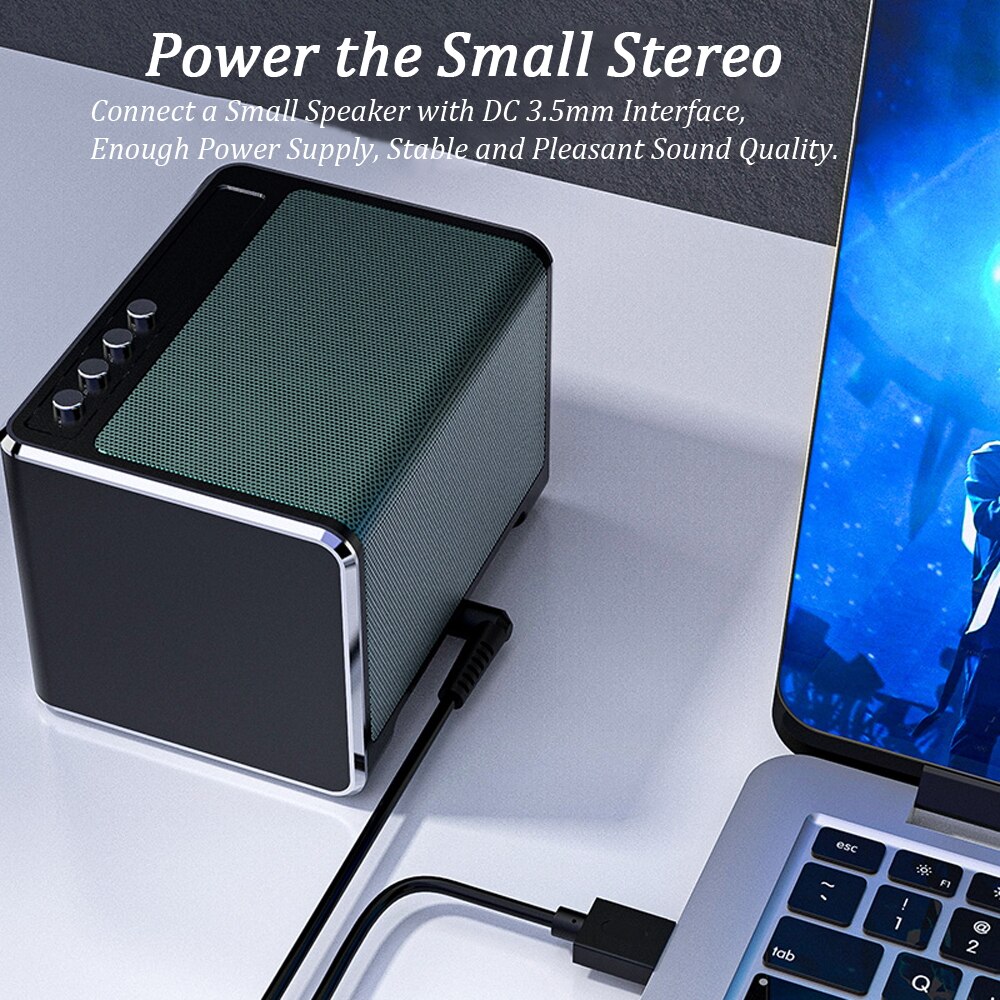 USB to DC 3.5 mm Power Cable Elbow Charge Cable 1m DC power plug for DC3.5mm Interface Devices USB Data lines