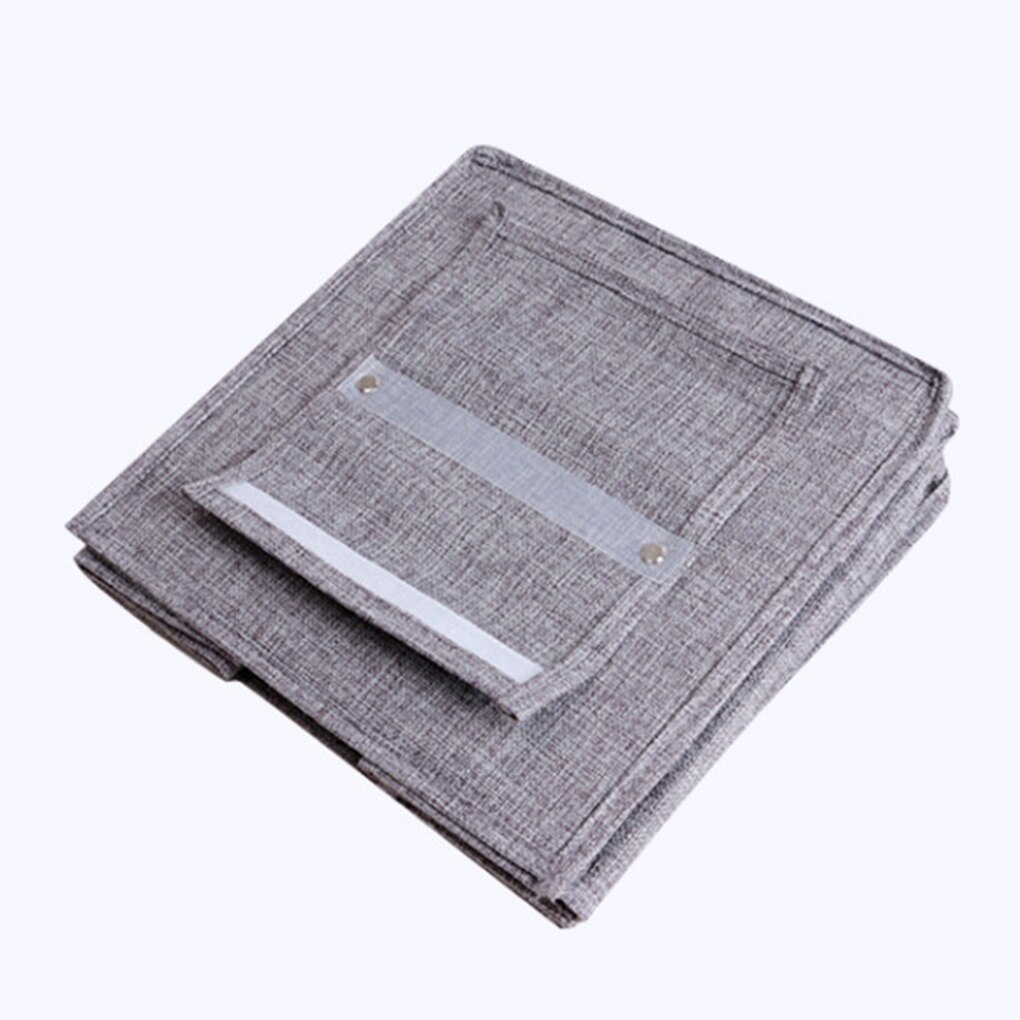 Hanging Wardrobe Clothes Organizer Storage Home Hanging Drawer Box Bedroom Bag Box Cotton Linen 3 Layer Organizer