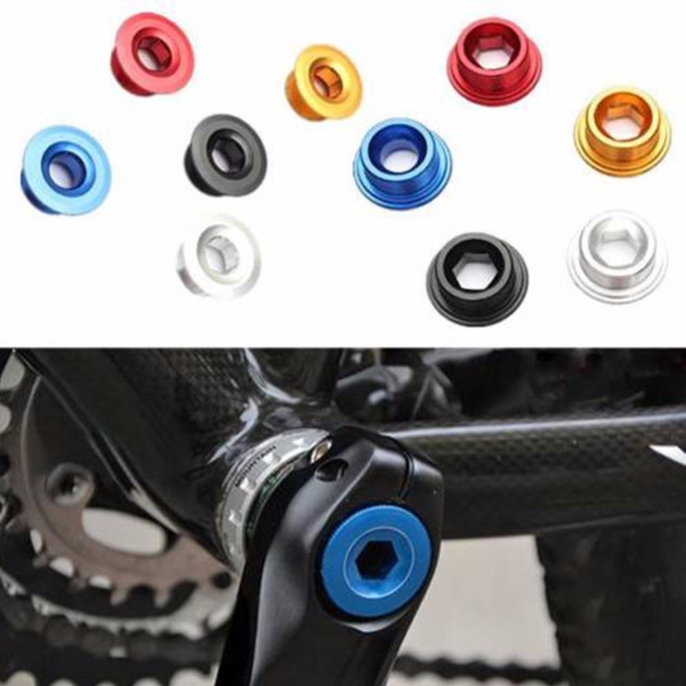 Anodisé vtt vélo de route manivelle bras BB axe vis bras fixation boulon vélo vélo roue à chaîne vis pour Shimano 20mm