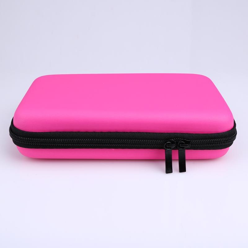2 cores eva pele carry caso duro para 3ds xl caso portátil bolsa saco de viagem caso capa para nintendo 3ds xl ll acessórios do jogo