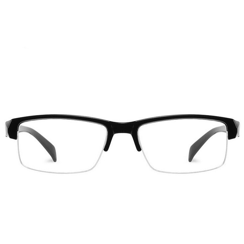 Myopia Glasses Finished Half Frame Clear Mirror Nearsighted Glasses Male -100 -150 -200 -250 -300 -350 -400