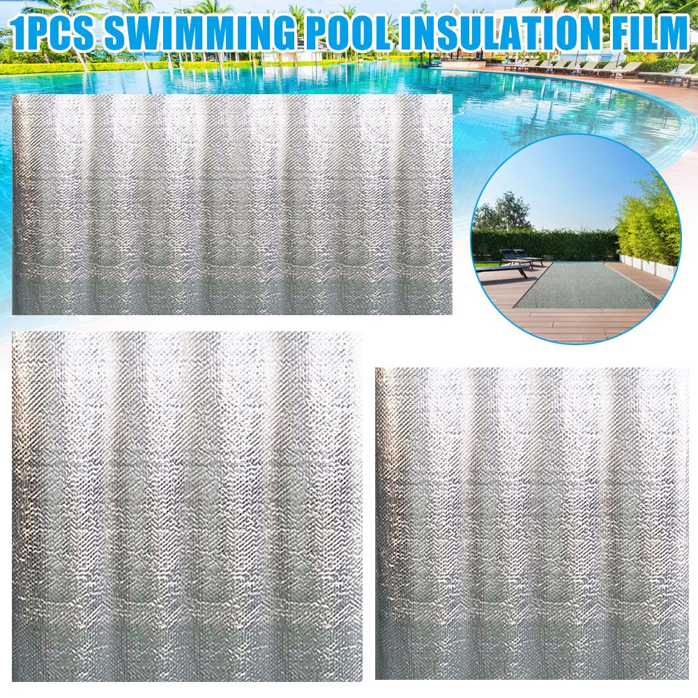 Rectangular Swimming Pool Cover Retaining Solar Swimming Pool Film insulation film E7
