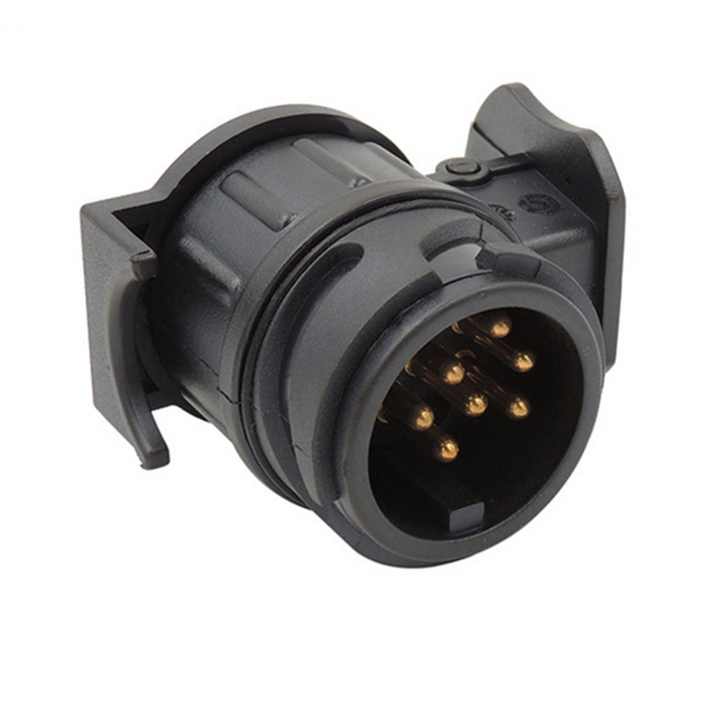 13 Pin Turn 7 Pin Plug Socket Car Cable Connector Waterproof Trailer Signal Light Car Towing Conversion Adapter