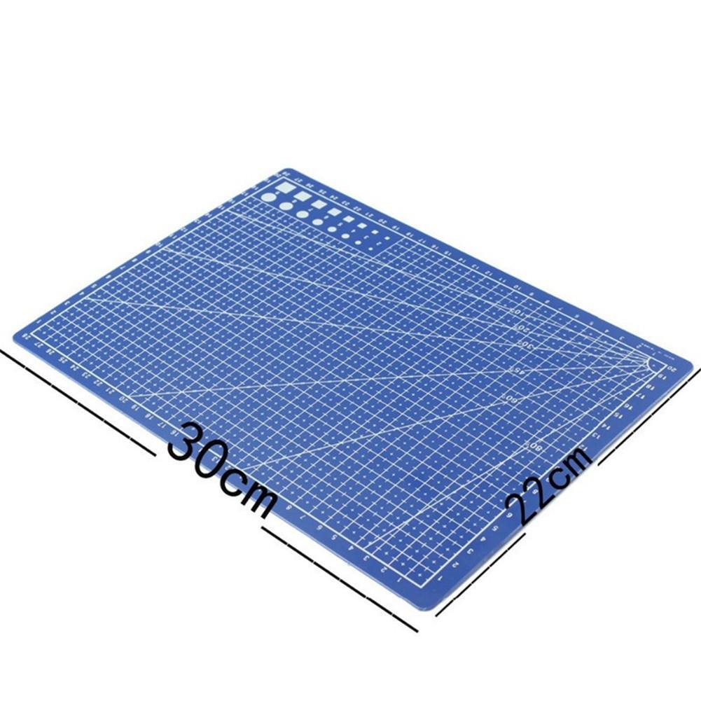 1 PCS A4 Grid Lines Cutting Mat Craft Card Fabric Leather Paper Board Handmade Diy Accessory Cutting Plate