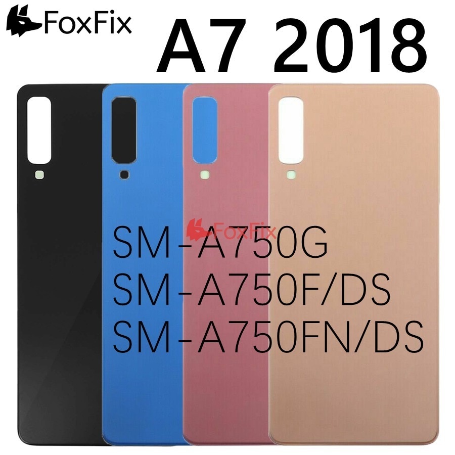 Für SAMSUNG Galaxis A7 Zurück Glas Batterie Abdeckung Hinten Tür Gehäbenutzen fallen A750G A750F Für SAMSUNG A7 Batterie abdeckung Ersetzen