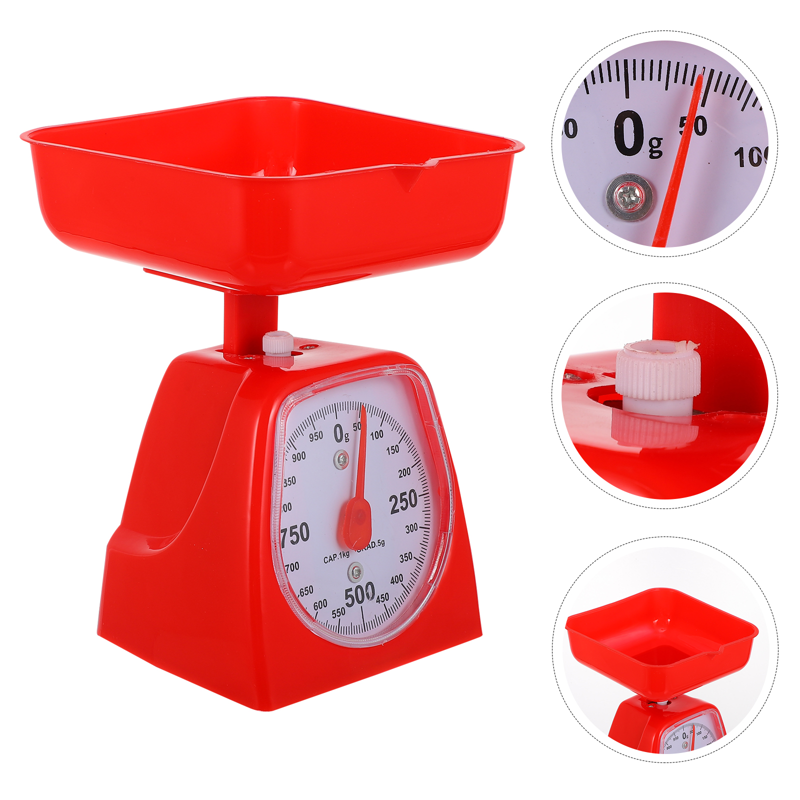 High Precision Kitchen Scales With Dial Display Plastic Weighing Scale For Chemistry Lab Portion Control Tool Laboratory Balance