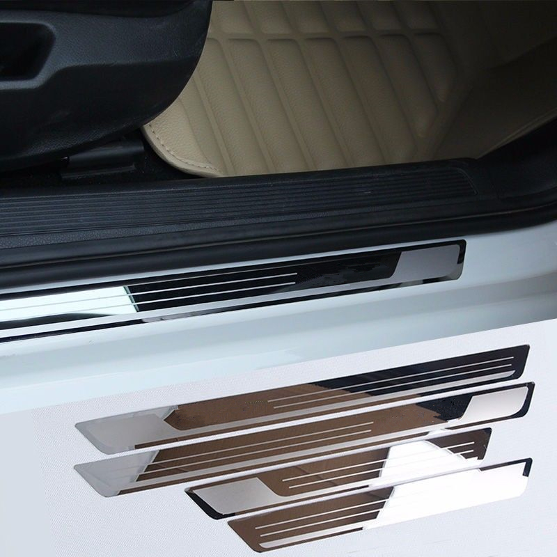 Voor Vw Volkswagen Golf 7 MK7 Golf 6 Instaplijsten Scuff Plate Guard Drempel Pedaal Auto stickers Styling Accessoires