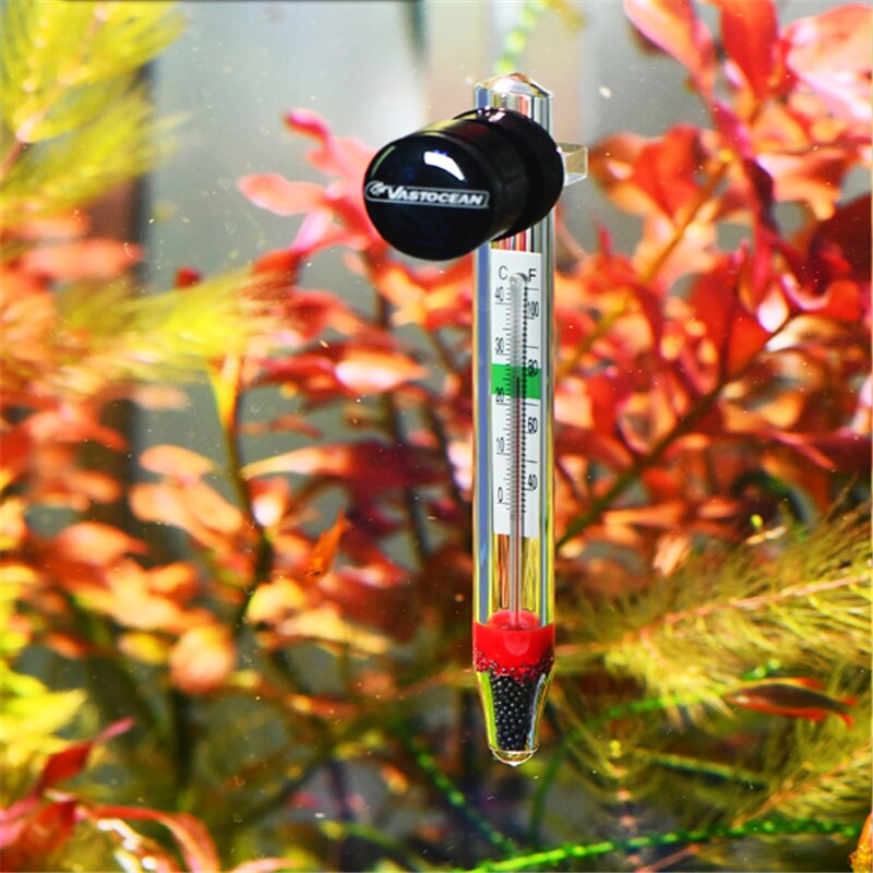 Termómetro absorbente magnético para pecera, termómetro de buceo de alta precisión