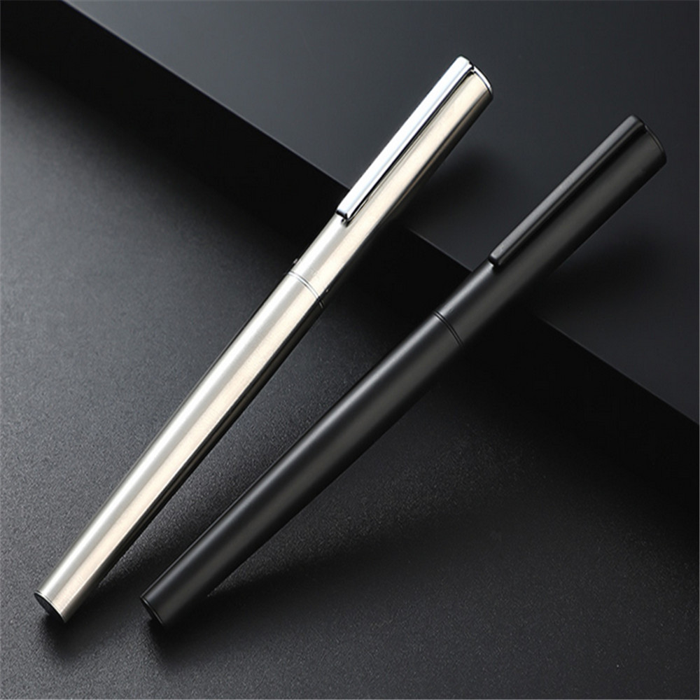 Jinhao 35 Black Silver Colors Business office EF / F Nib Fountain Pen student School Stationery Supplies ink calligraphy pen