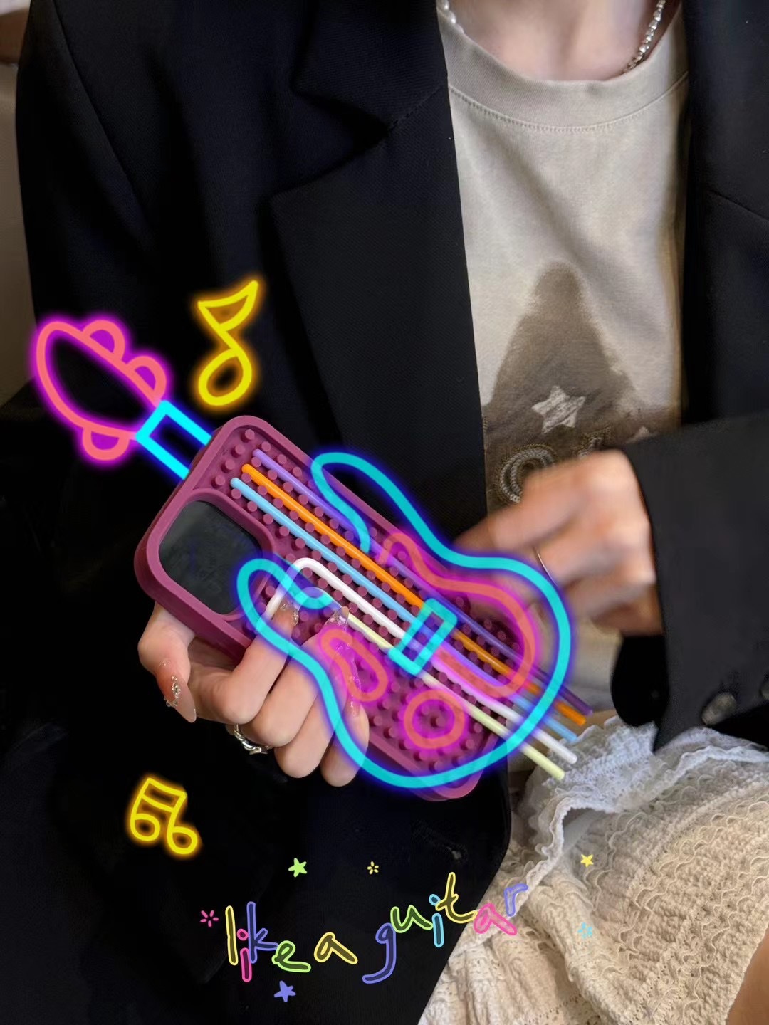 Coque de téléphone à motif drôle, étui en Silicone antichoc pour iPhone 15 Pro 12 13 14 Pro Max, mignon Funda, DIY bricolage