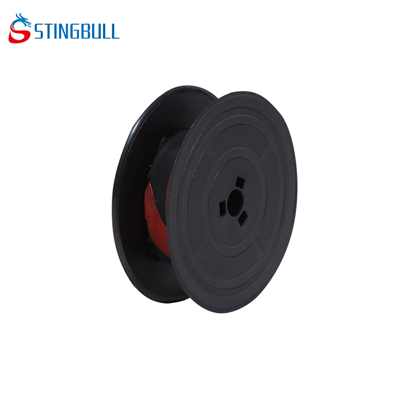 STINGBULL 12.7MM Width GR4 Single Spool Ribbons Cartridges 10M Length Black / Red Color Printer Ribbon For Typewriters