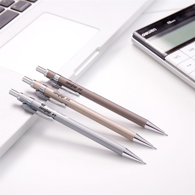 Metalen Activiteit Potlood 0.5mm Alle Metalen Student Druk Automatische Potlood Briefpapier Automatische Pen School Kantoorbenodigdheden