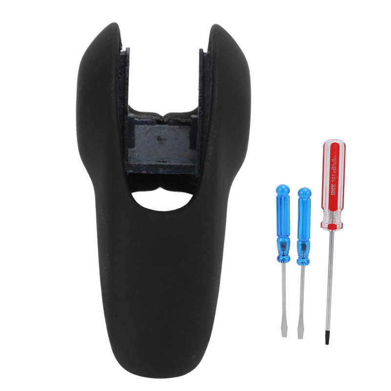 Autocollant pour pommeau de levier de vitesse, garniture en cuir, sensation de main confortable, pour accessoire d&#39;intérieur de voiture: black