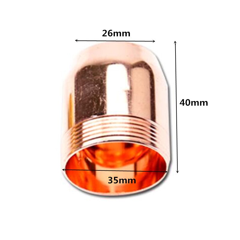3pcs Submerged Arc Welding Machine Accessories Copper Protection Nozzle Connecting Rod Tee Flux Funnel: Item 1
