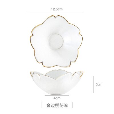 Cuenco de postre de Nido de Pájaro de phnum, cuenco de vidrio para el hogar , cuenco de ensalada de flor de cerezo japonés: Plata
