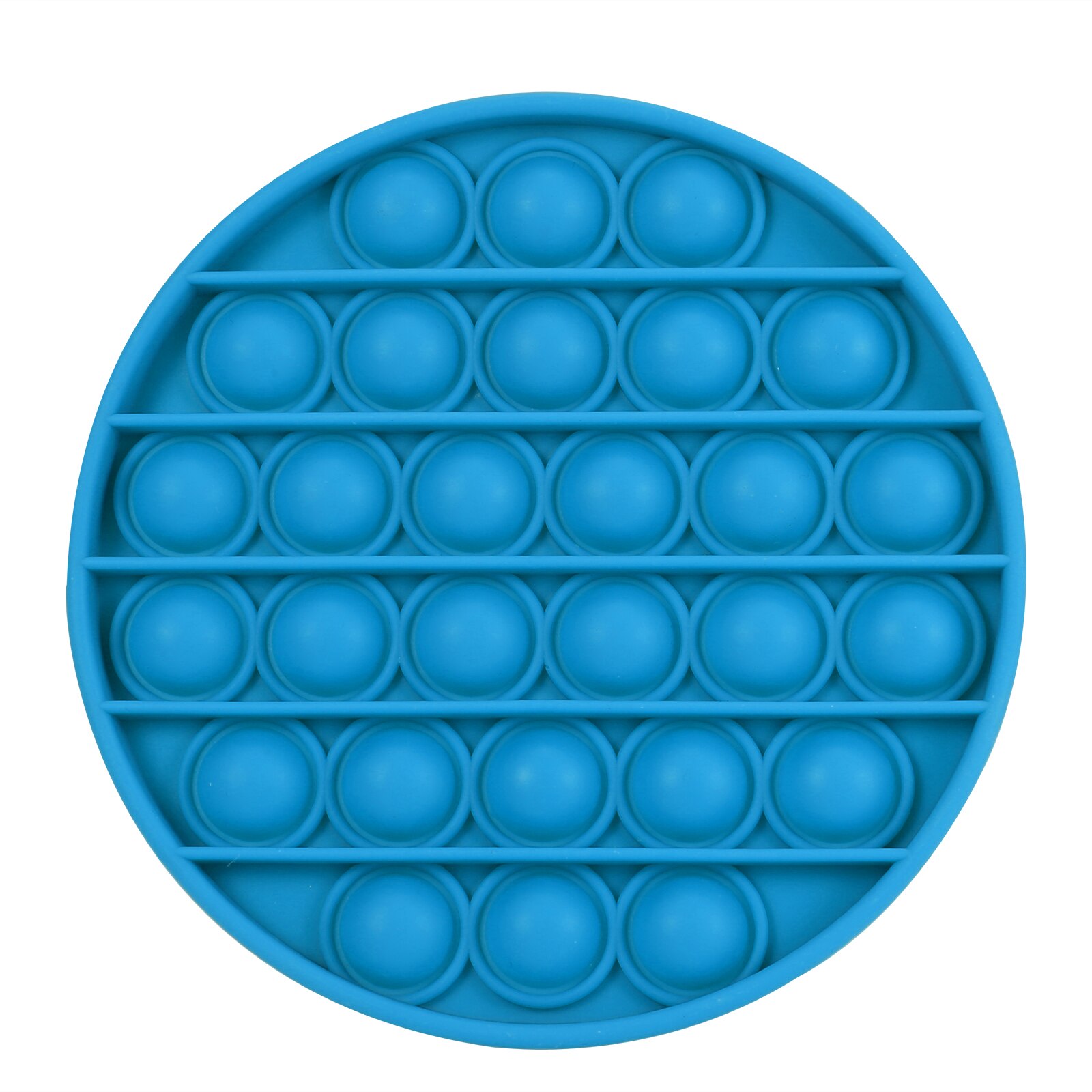1x Push Pop Pop Bubble Sensory Fidget Toy Stress Relief Special Needs Silent Classroom EIG88: dark blue