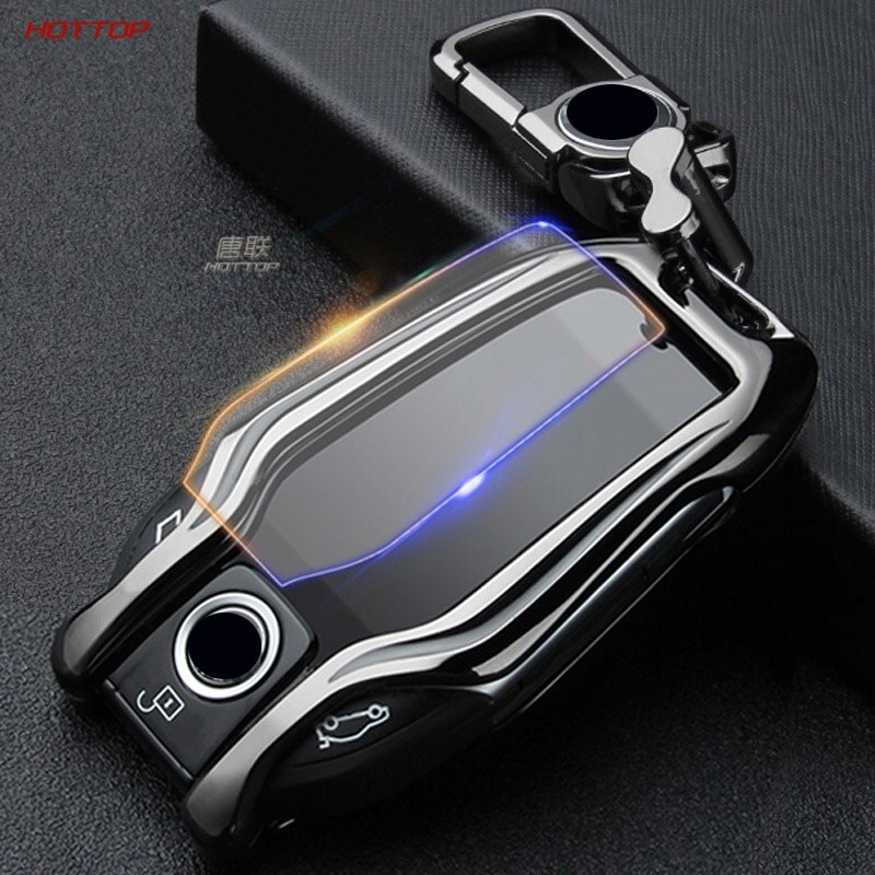 Metal + silica gel Car LED Display Key Cover Case ... – Grandado