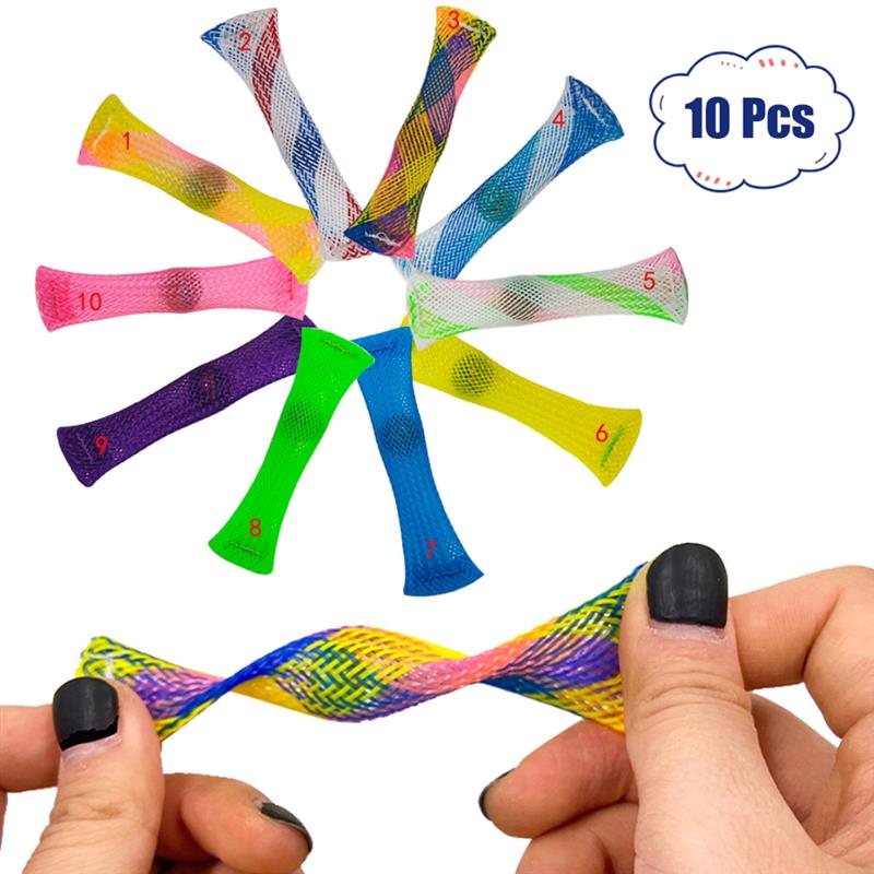 6/10/30Pcs Zintuiglijke Speelgoed Knikkers Bal Autisme Adhd Angst Therapie Speelgoed Zintuiglijke Fidget Speelgoed Set Edc stress Relief Hand Fidget Speelgoed: 10pcs style 1