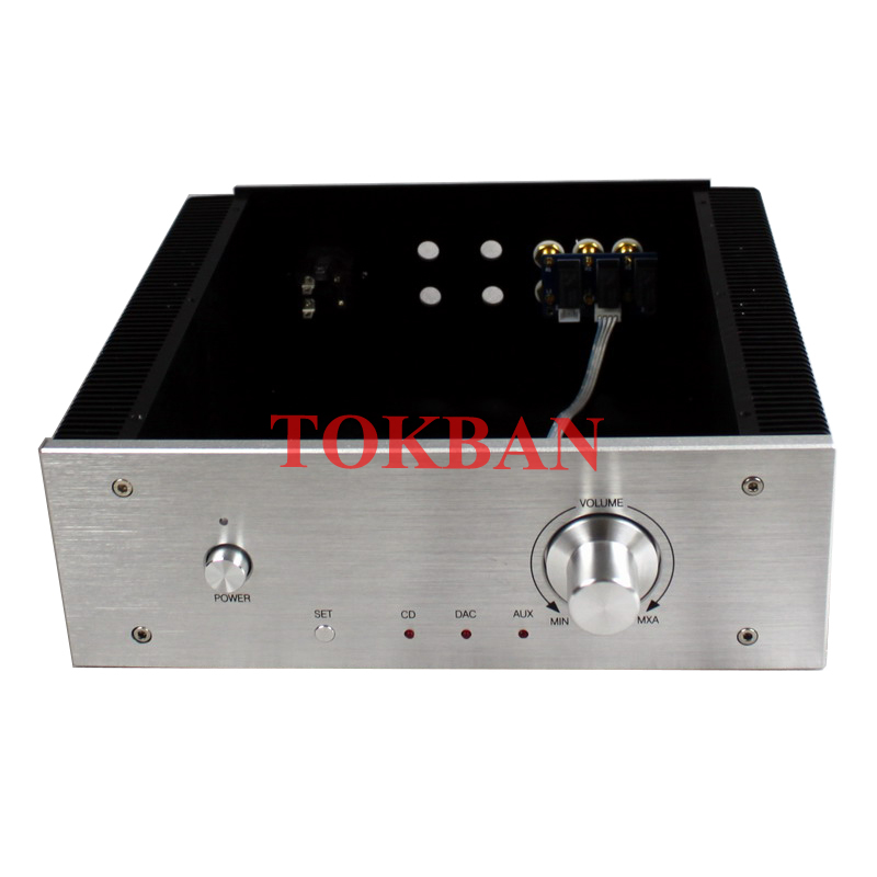 Tokban Audio WA17 270*90*260mm All Aluminum Class A Amplifier Chassis Enclosure DIy HIFI Preamplifier Case Shell
