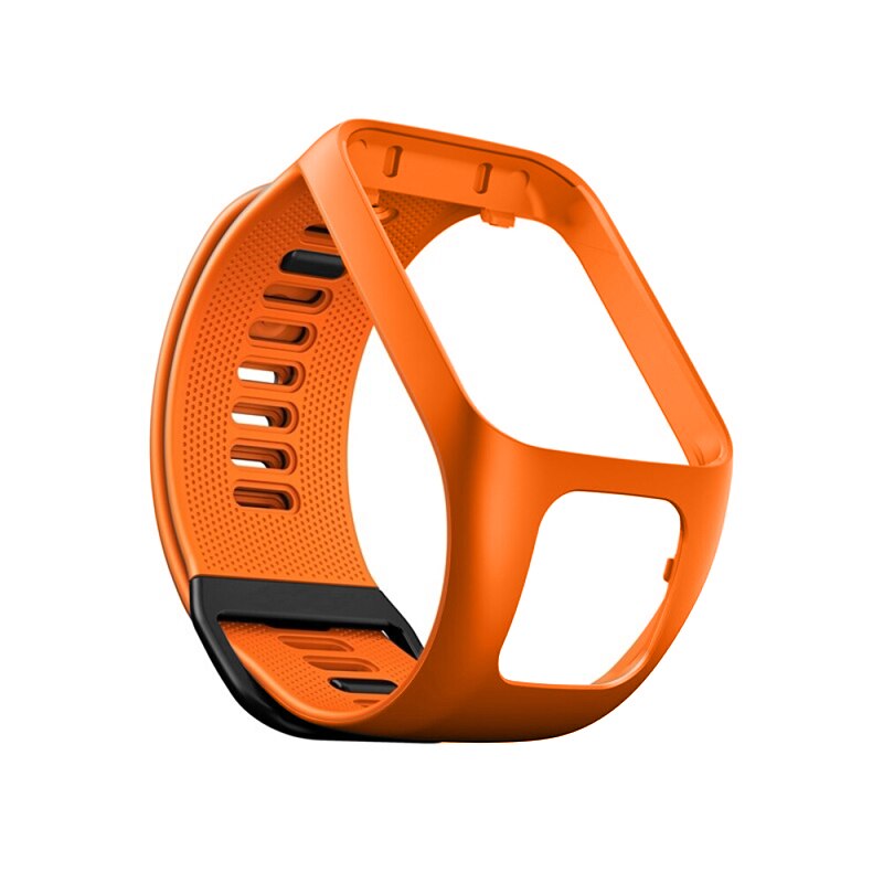 Til tomtom runner 2 3 tændrør 3 gps 3 sportsudskiftning armbåndsbånd tom 2 3- serie silikone smart tilbehør armbånd: Orange