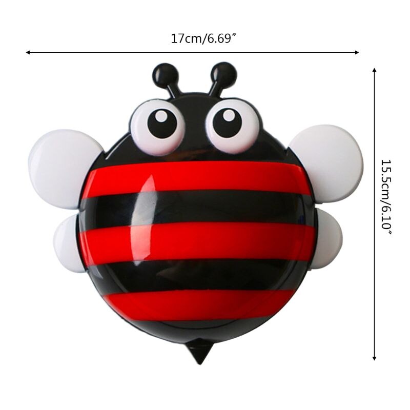 Cute Bee Fridge Magnet Magnetic Storage Box Whiteboard Pen Organizer Save Space Kitchen Container