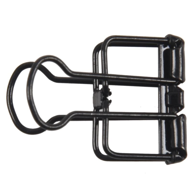 Wire Binder Clips 12 PCS Reusable Paper Clips Small Skeleton Clips with Good Elasticity Strong Grip for Your Documents