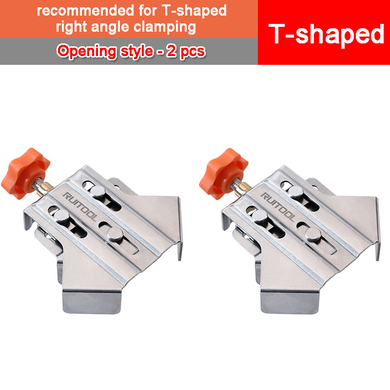 90 Degree Positioning Squares Right Angle Clamps for Woodworking Corner Clamp Carpenter Clamping Tool for Cabinets: Silver