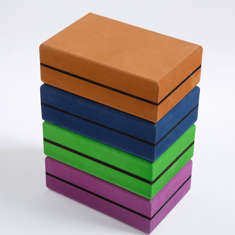 Colorful high density TPE block Yoga Dance auxiliary supplies increase brick color block nice pattern Yoga aids