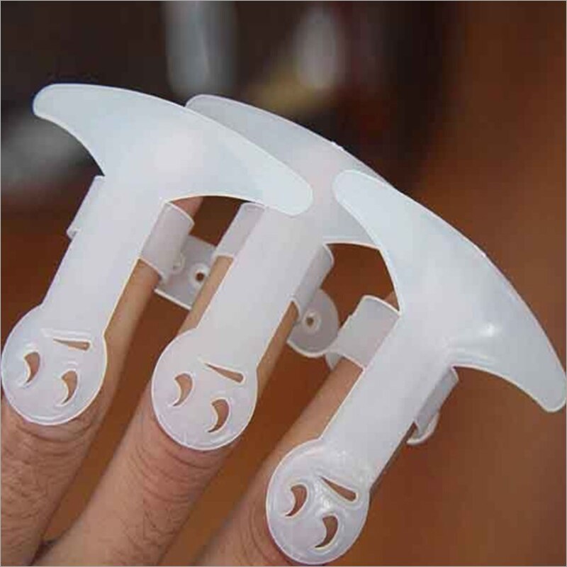 Protetor de dedo de plástico para cozinha, acessórios de cozinha para proteção de mão, não ferida, ferramentas de vegetais, protetor de dedo de segurança