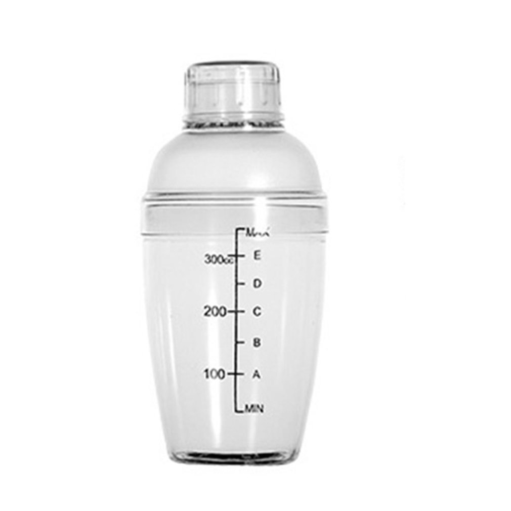 Shop Hand Shaker PC Snow Ke Cup With Black Scale Transparent Resin Snow Ke Pot Milk Tea Shop Hand Shaker: 350ML