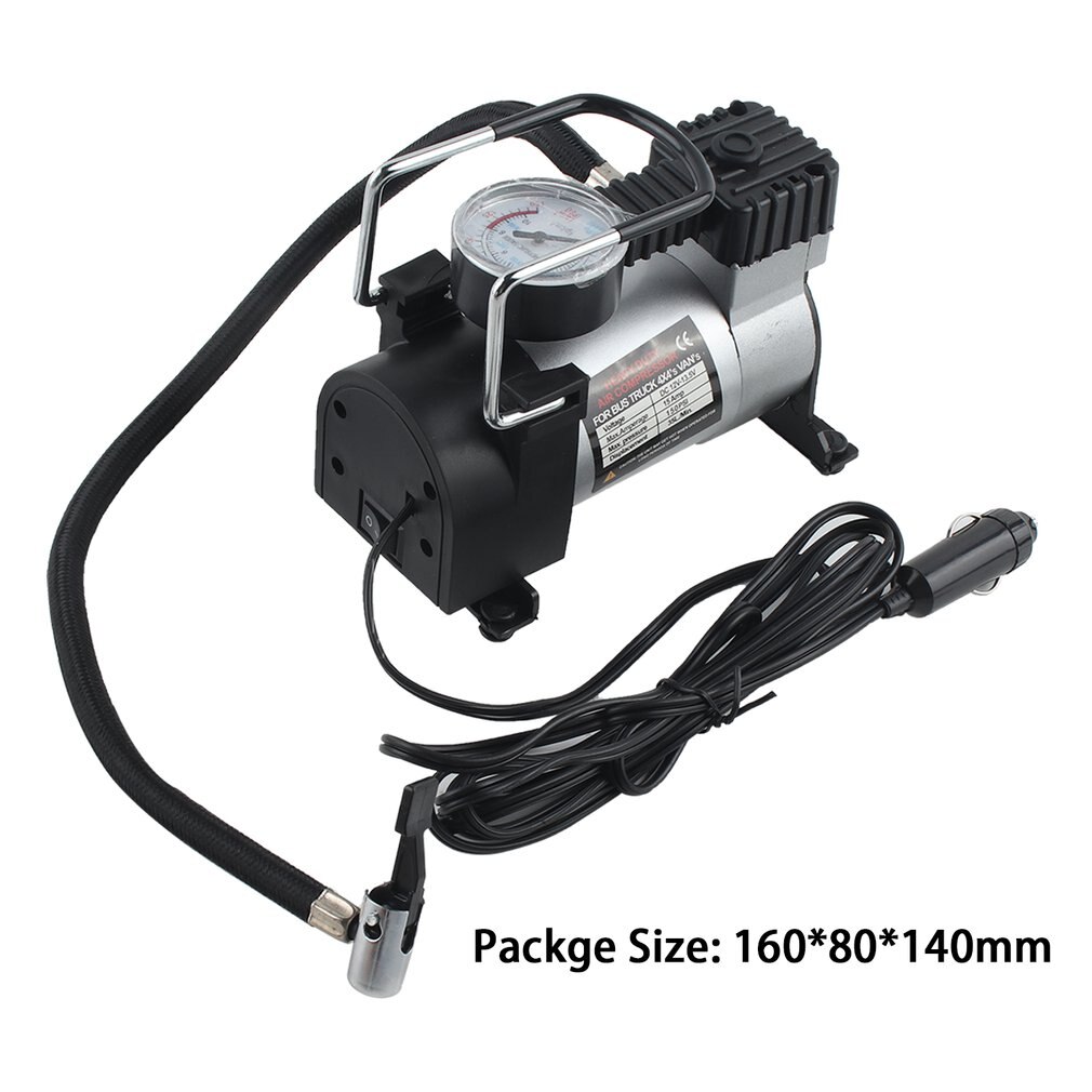 12V Draagbare Auto Electric Air Compressor Tire Inflator Pomp Voor Motorbike B Tire Inflator Pomp Auto Styling