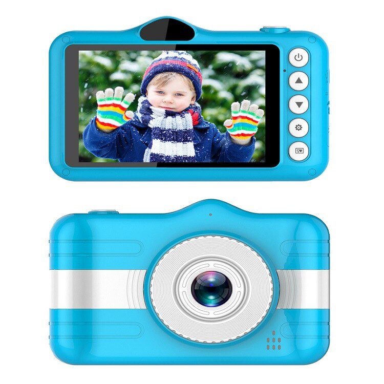 Kids Mini Camera 1080HD Video Camcorder Speelgoed Leuke Camcorder Oplaadbare Digitale Camera Kinderen Educatief Speelgoed Outdoor Play: Blauw