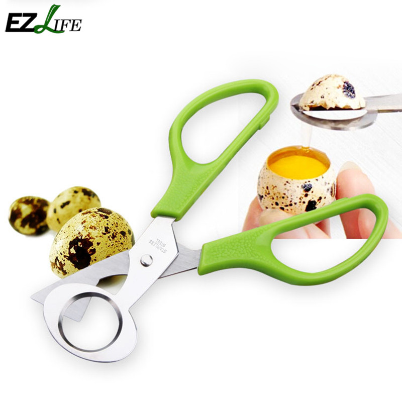 Stainless Steel Cut Whisk Egg Apparatus Pigeon Shell Scissor Tool Kitchen Quail Bird Opener Clipper Tool Egg Opene A0O2